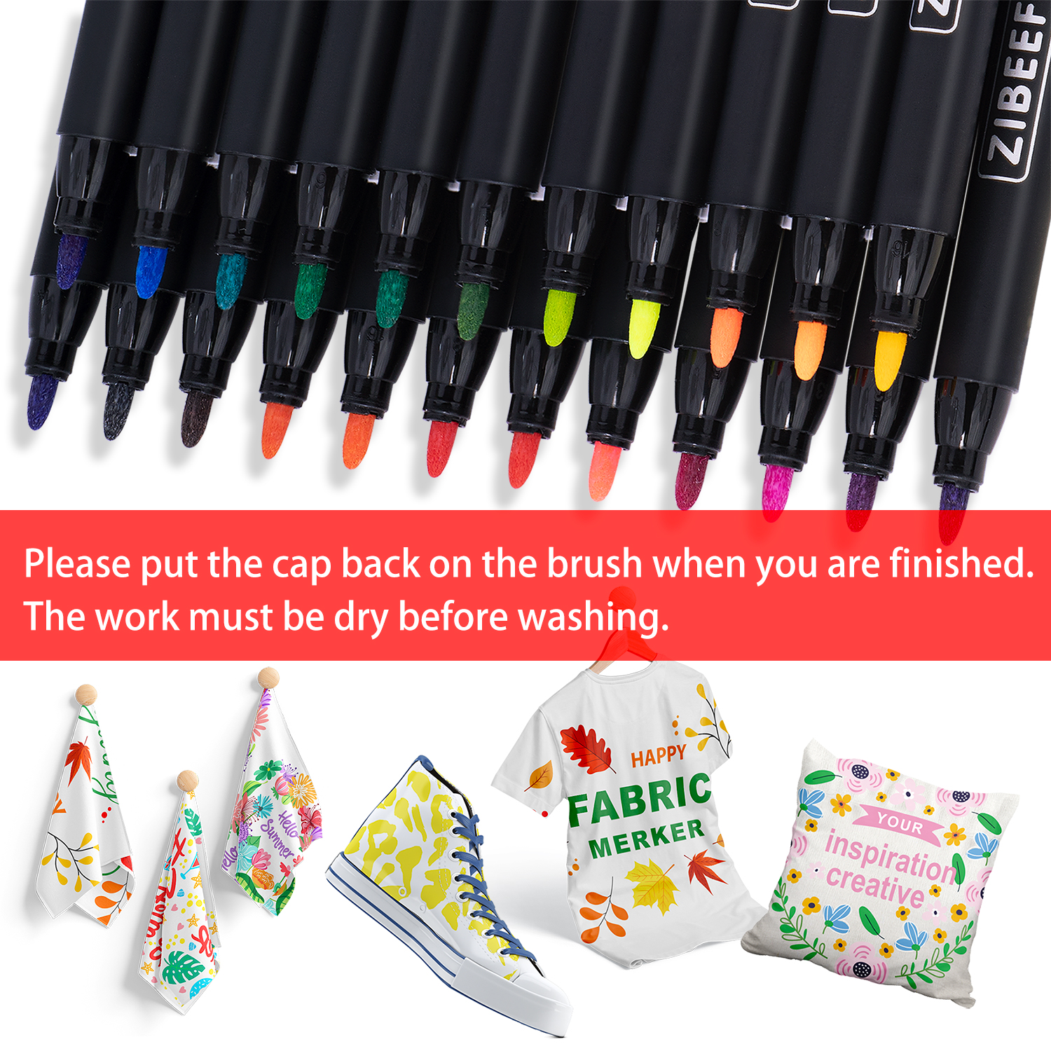 12/24 Color Fabric Markers-Fin – Correction Pen Fine recenzja i cena