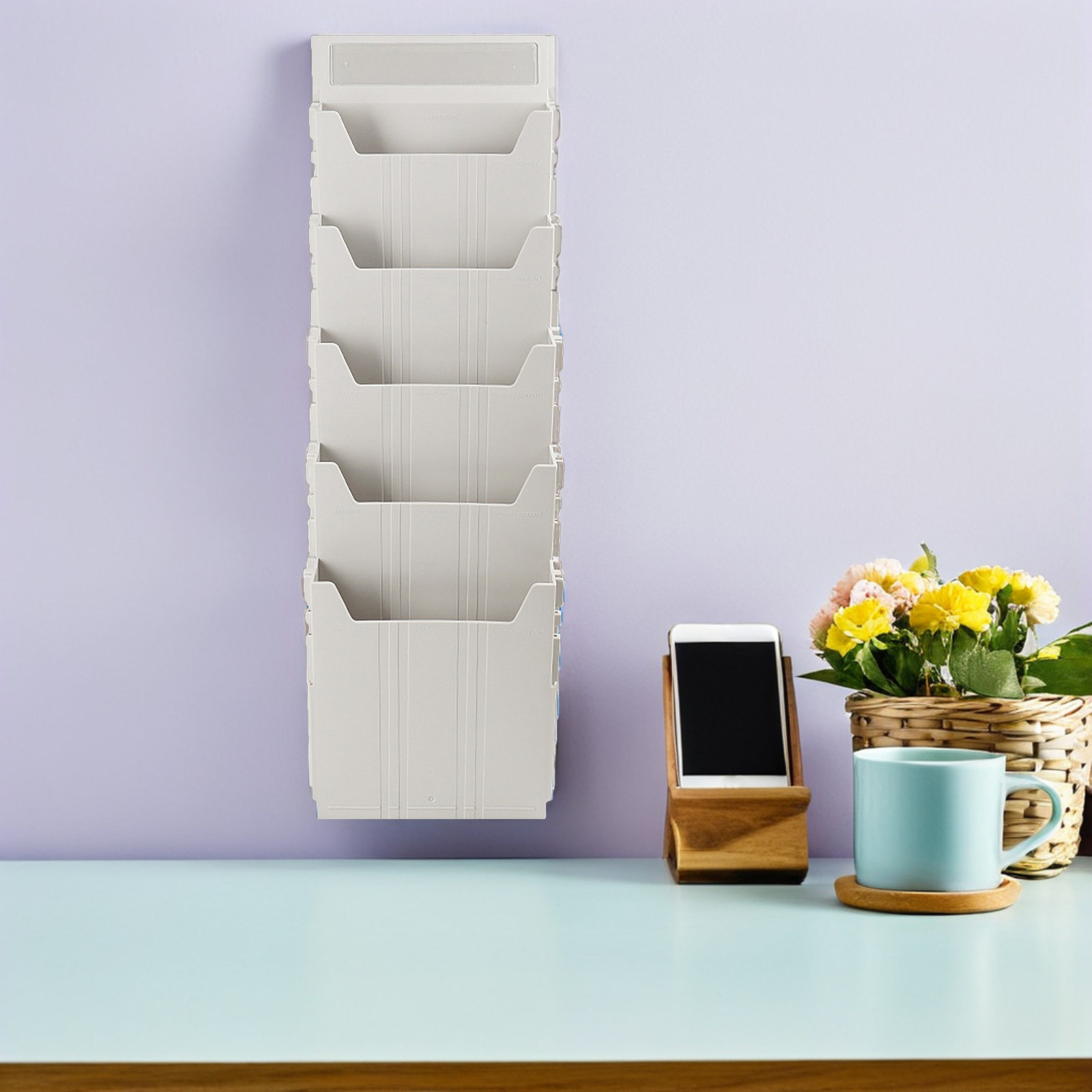 Wall Mounted File Organizer Ad – Magazine Holder Rack recenzja i cena