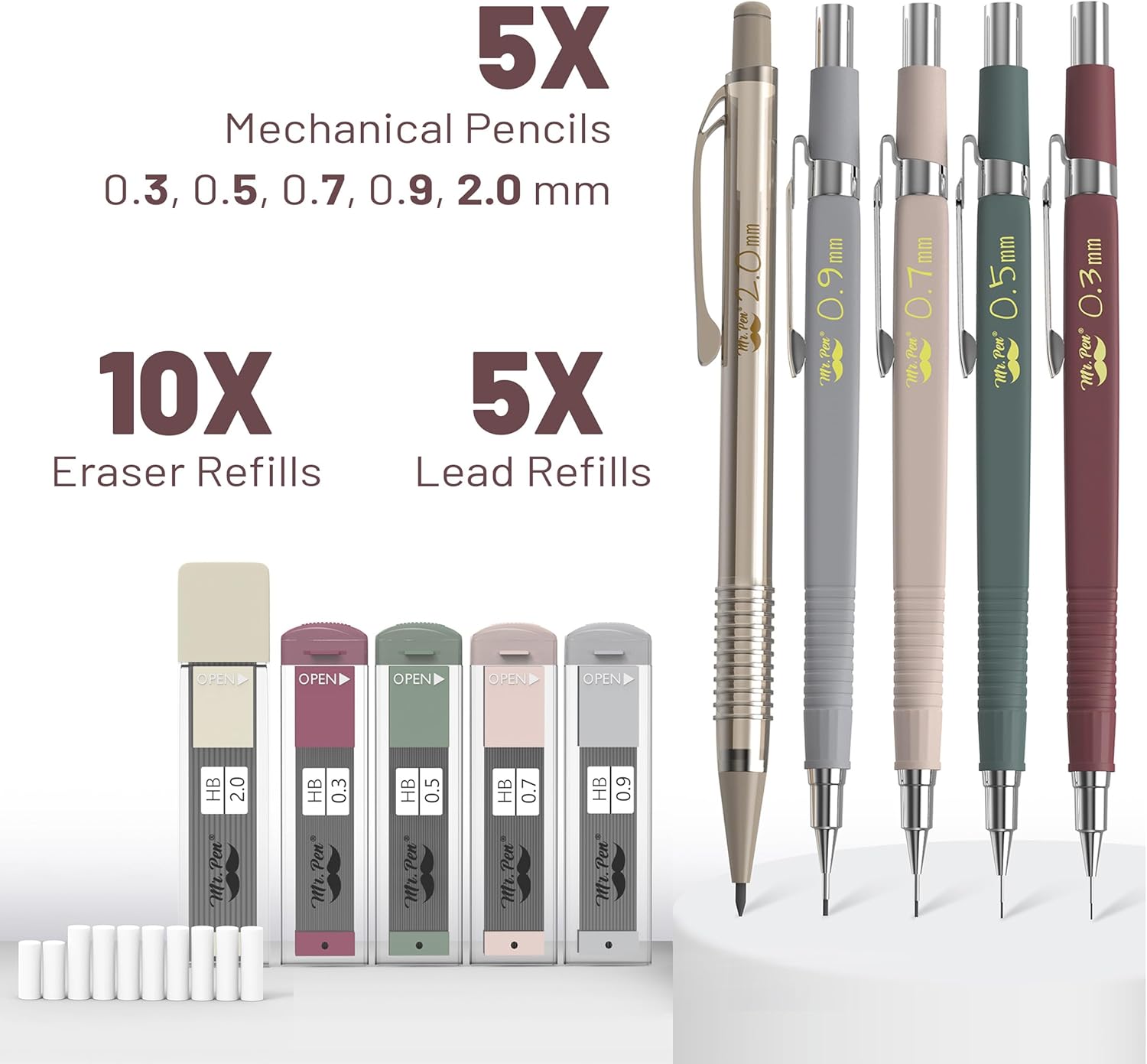 Vintage Mechanical Pencil Set, – Mechanical Pencil 0.3 recenzja i cena