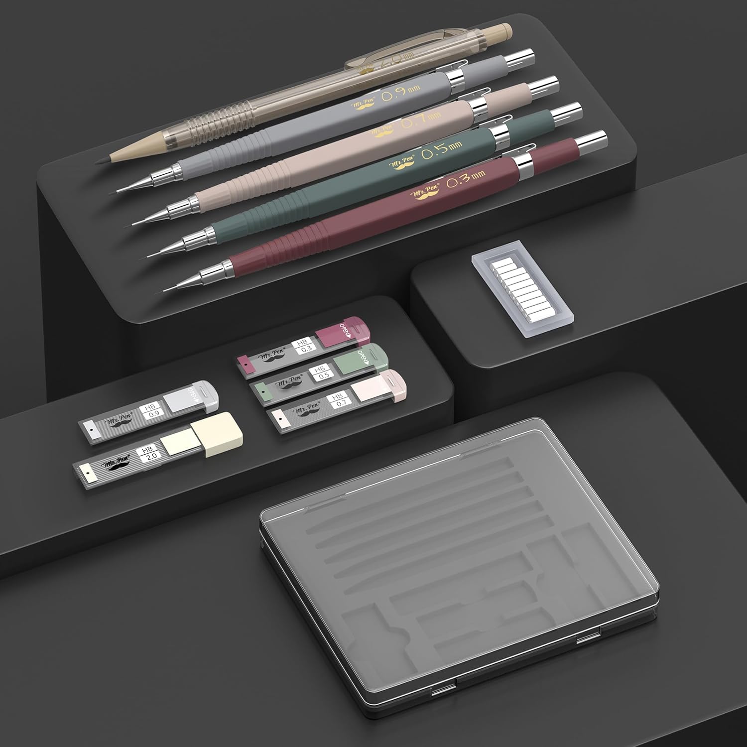 Vintage Mechanical Pencil Set, – Mechanical Pencil 0.3 recenzja i cena