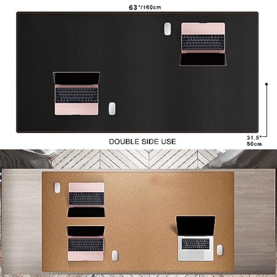 63x31.5 Leather Desk Mat XXL L – Leather Desk Pad recenzja i cena
