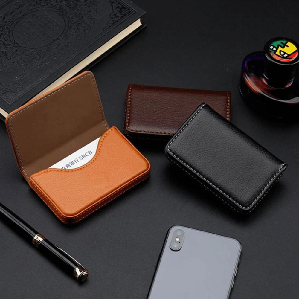 Sized Stitched PU Leather Cred – Index Card Holder recenzja i cena