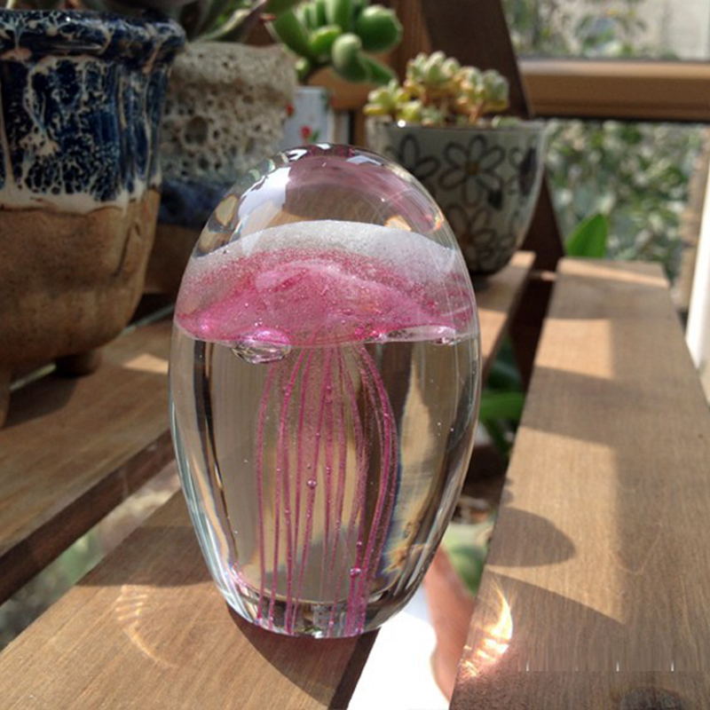 Miniature 3D Jellyfish Crystal – Paper Weight Crystal recenzja i cena
