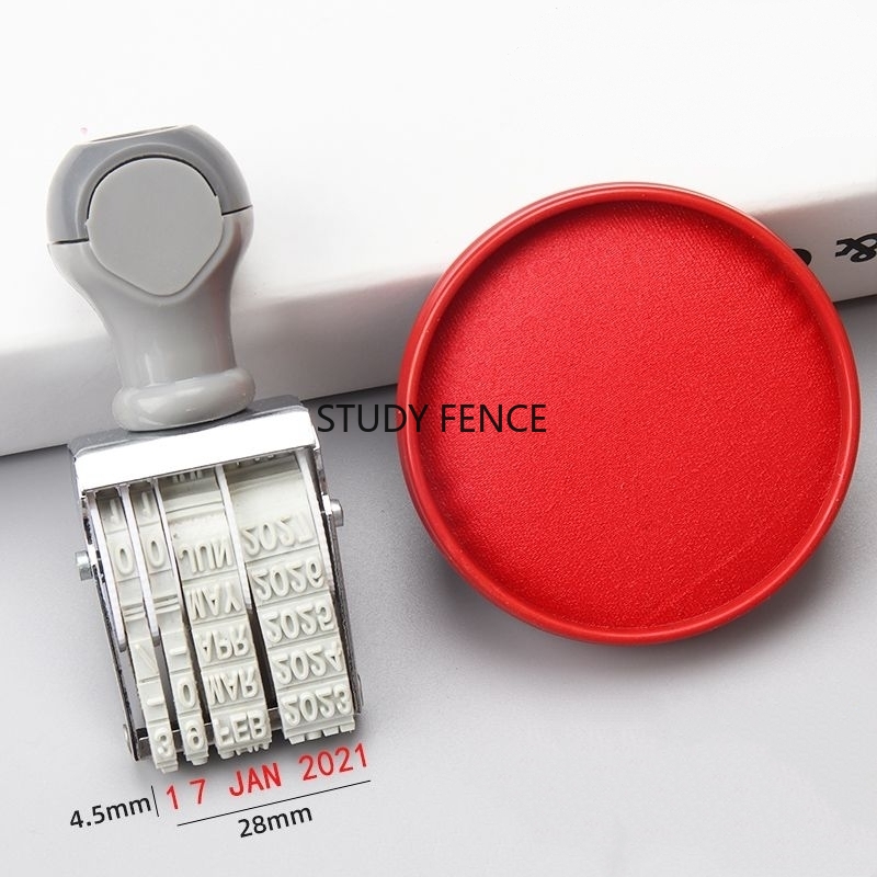 Portable English Date Stamp fo – Rubber Date Stamp recenzja i cena