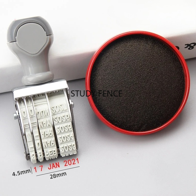 Portable English Date Stamp fo – Rubber Date Stamp recenzja i cena