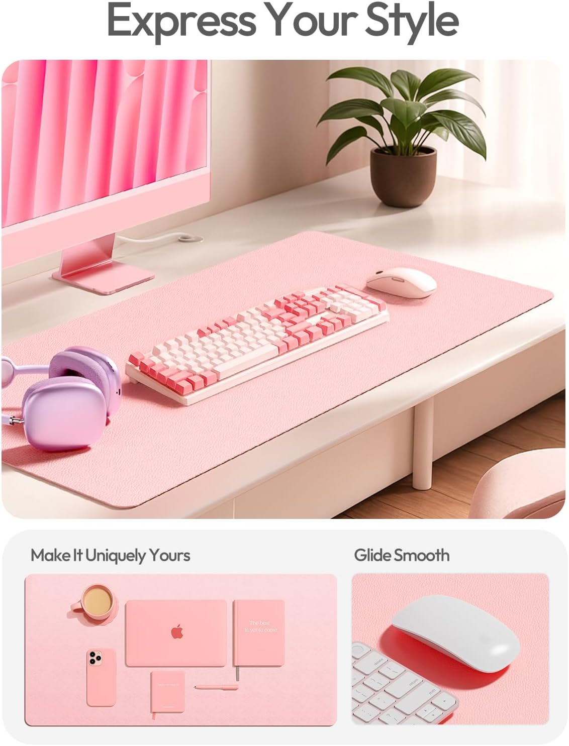 PU Leather Desk Protector with – Leather Desk Pad recenzja i cena