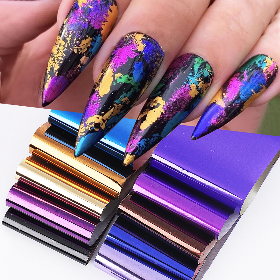 10pcs Metallic Nail Transfer F – Gel Refill Pack recenzja i cena