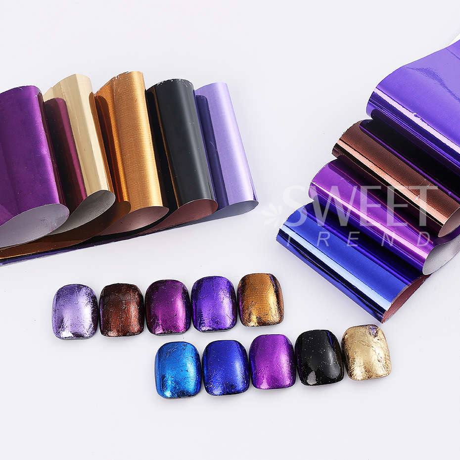 10pcs Metallic Nail Transfer F – Gel Refill Pack recenzja i cena