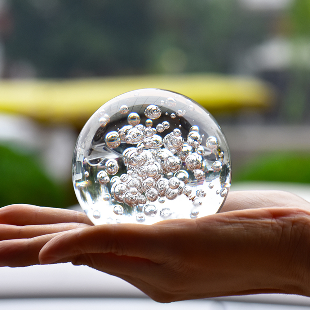 40/60/80MM Clear Bubble Crysta – Paper Weight Crystal recenzja i cena