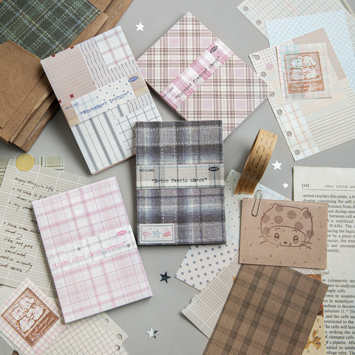 50pcs creative plaid Decor Scr – Ink Blotter Paper recenzja i cena