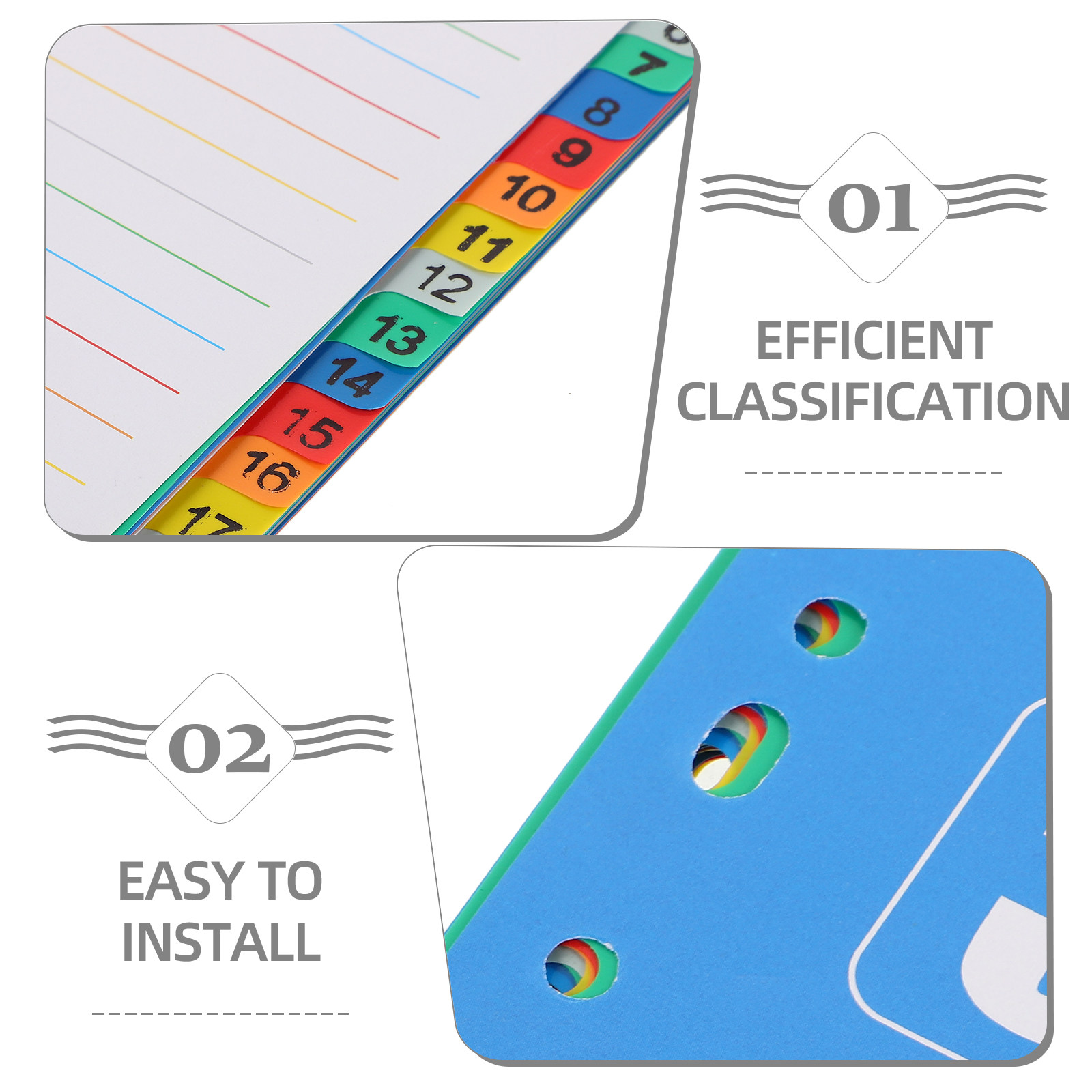 1Set A4 11-Hole PP Index Divid – Tab Divider A4 recenzja i cena