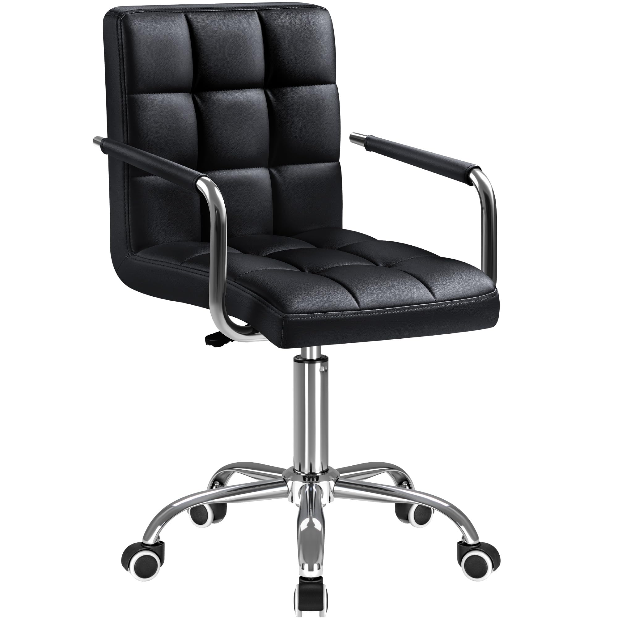 Black PU Leather Swivel Office – Leather Desk Pad recenzja i cena