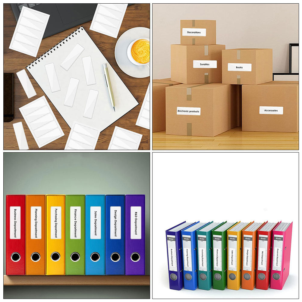 40Sets Self Adhesive Clear Pla – Card Index Box recenzja i cena