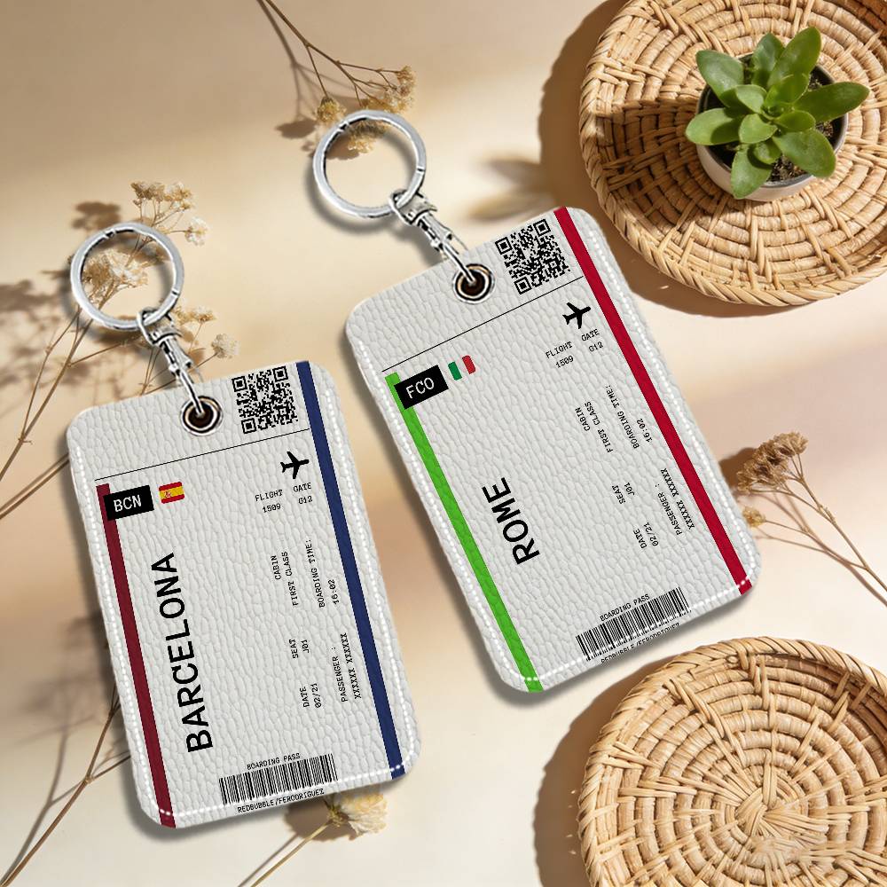 Boarding Pass Plane Ticket Lea – Card Index Box recenzja i cena
