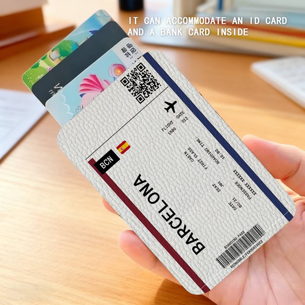Boarding Pass Plane Ticket Lea – Card Index Box recenzja i cena