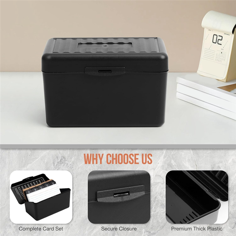 3Inchx5inch Index Card Holder  – Card Index Box recenzja i cena
