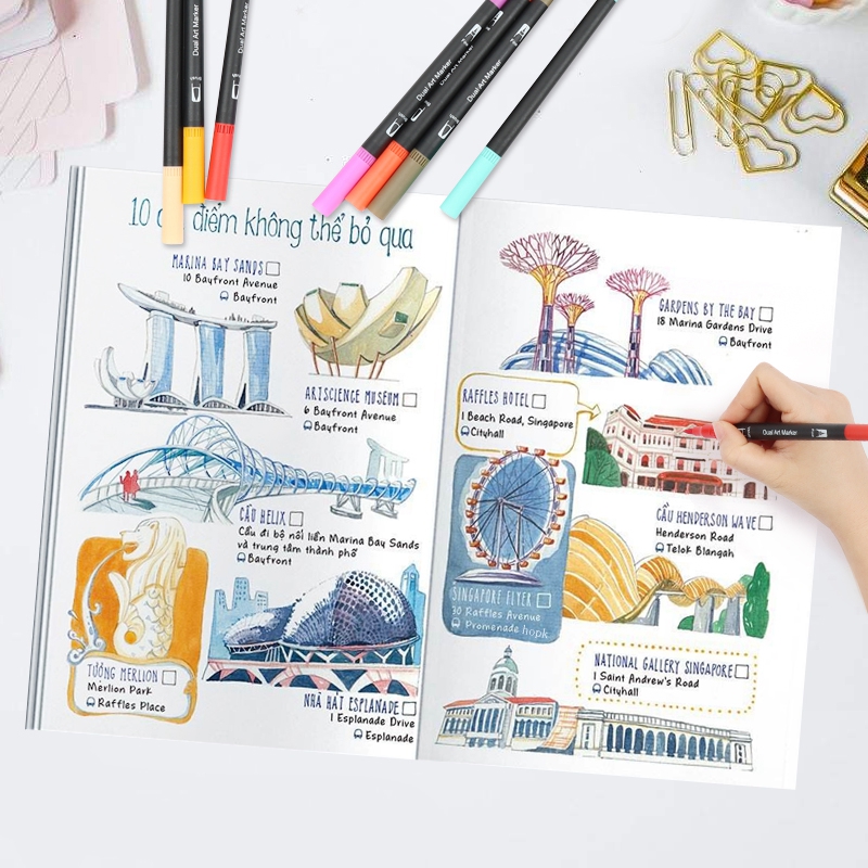 12 Colors Artist Coloring Mark – Correction Pen Fine recenzja i cena
