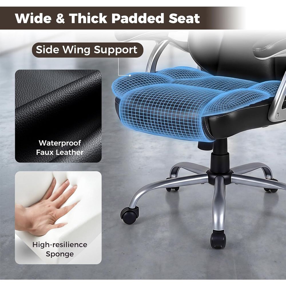 High Back Leather Ergonomic Sw – Leather Desk Pad recenzja i cena