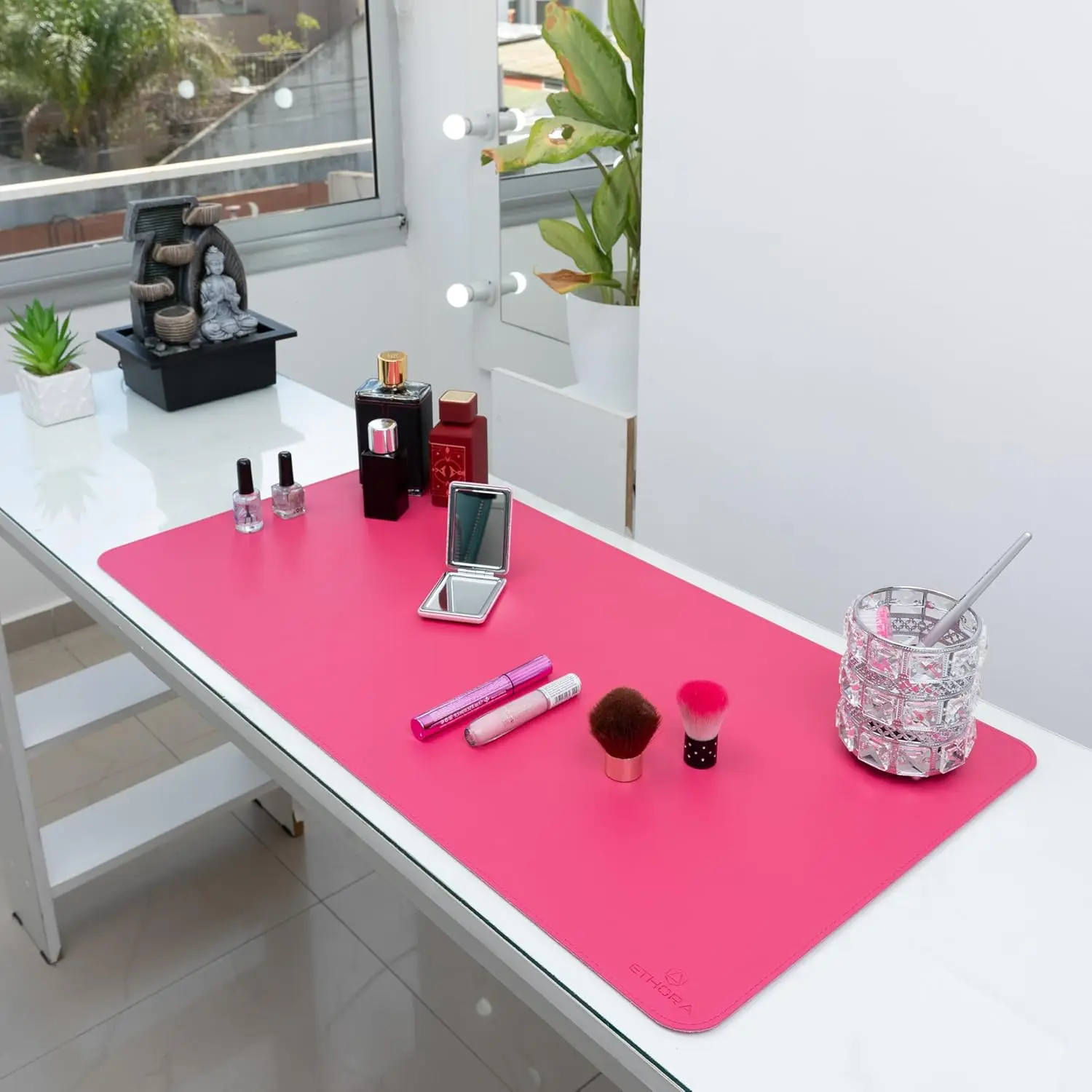 Desk Mat with Non-Slip Suede B – Leather Desk Pad recenzja i cena