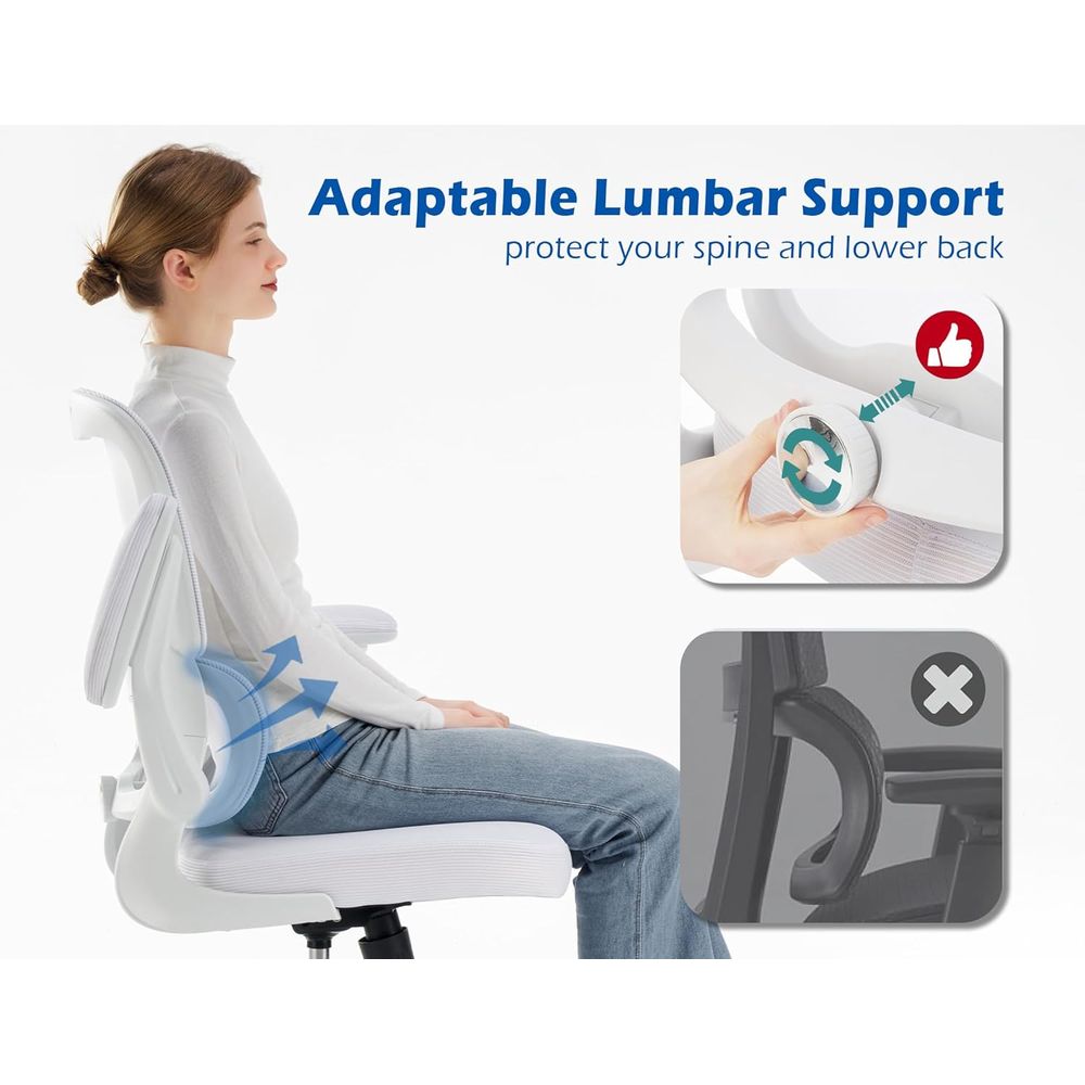 Ergonomic Desk Chair with Adju – Leather Desk Pad recenzja i cena