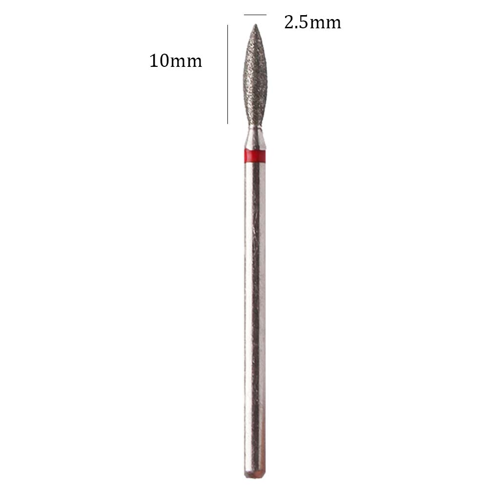 10pcs Diamond Nail Drill Bits  – Gel Refill Pack recenzja i cena