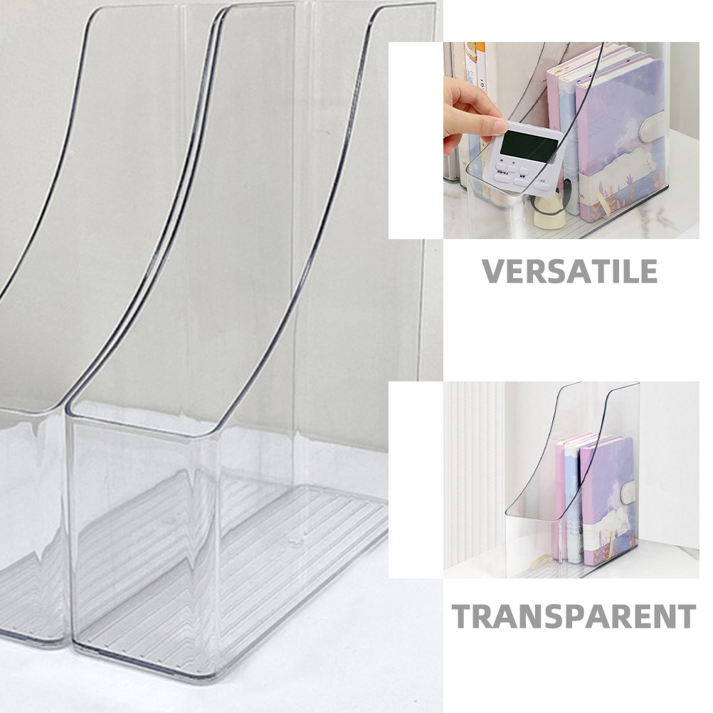 2Pcs Transparent File Organize – Magazine Holder Rack recenzja i cena
