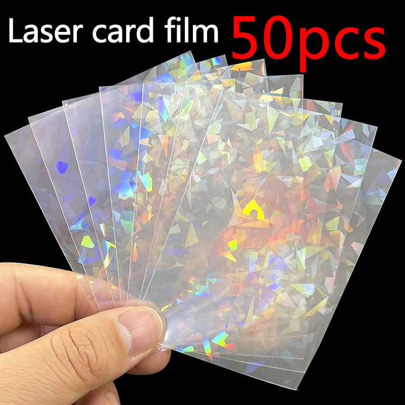 50pcs Soft Trading Laser Card  – Card Index Box recenzja i cena