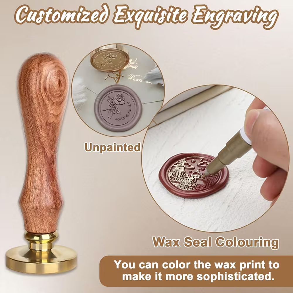 Personalized Wax Sealing Stamp – Wax Seal Stamp Set recenzja i cena