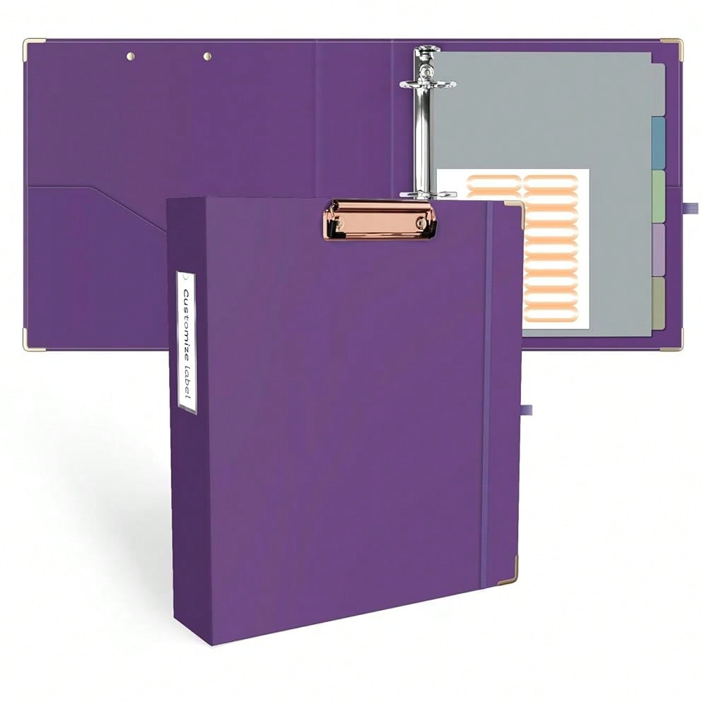Mini 3 Ring Binder 2 Inch For  – Tab Divider A4 recenzja i cena