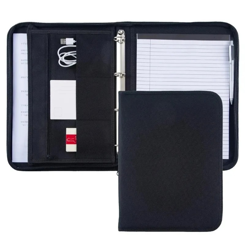 Large Black Business Portfolio – Binder A4 Lever recenzja i cena
