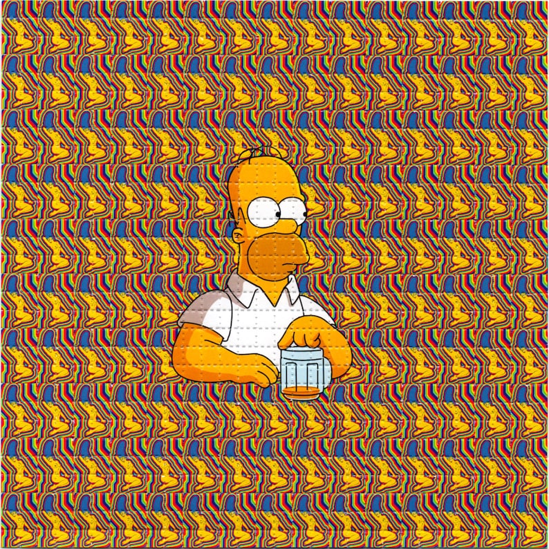 Naked Marge Psychedelic LSD/Ac – Ink Blotter Paper recenzja i cena