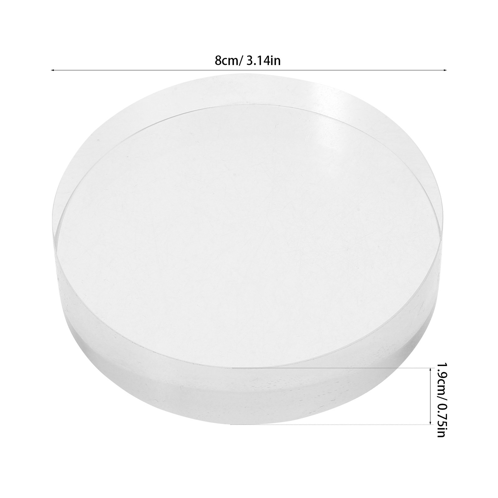 2Pcs Transparent Crystal Round – Paper Weight Crystal recenzja i cena