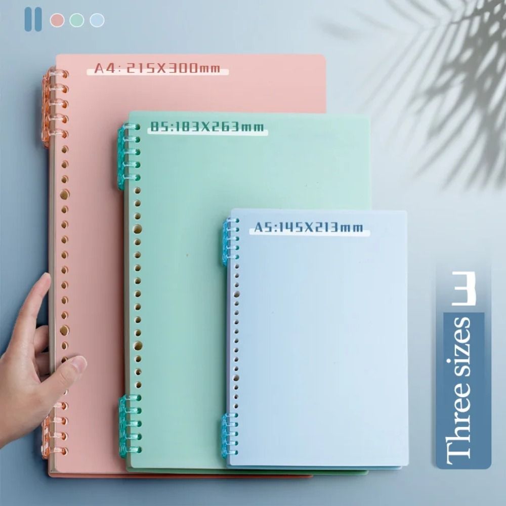 4Pcs PP Loose-leaf Book Cover  – Binder A4 Lever recenzja i cena