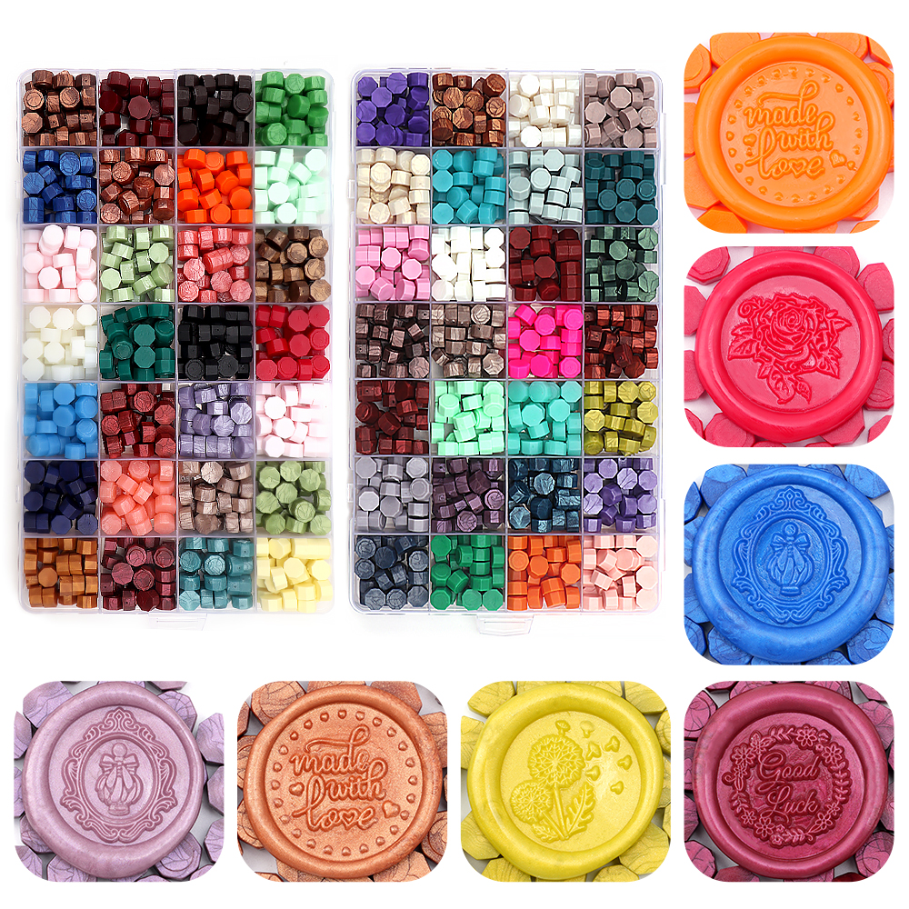 28 Grids 2 Boxes Sealing Wax B – Wax Seal Stamp Set recenzja i cena