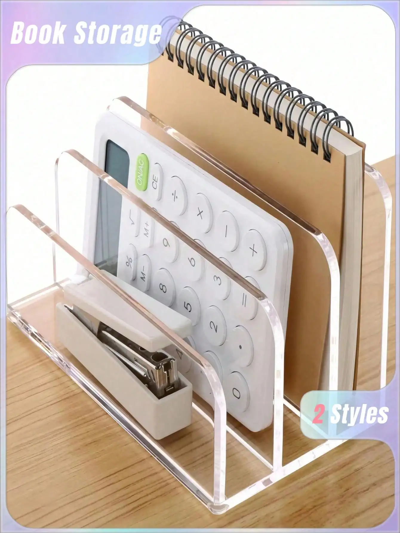 1Pc Acrylic File Folder, Desk  – Magazine Holder Rack recenzja i cena