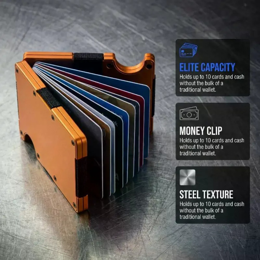 Aluminum Alloy Rfid Blocking C – Index Card Holder recenzja i cena