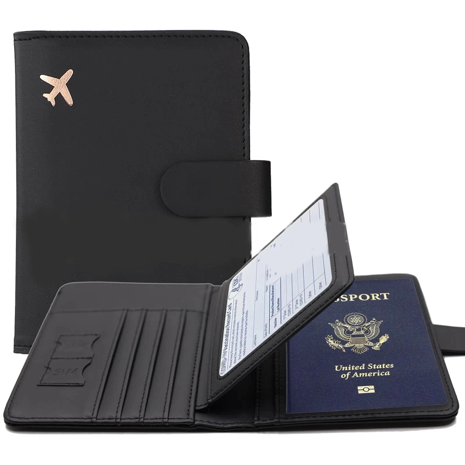 Passport Cover PU Leather Man  – Index Card Holder recenzja i cena