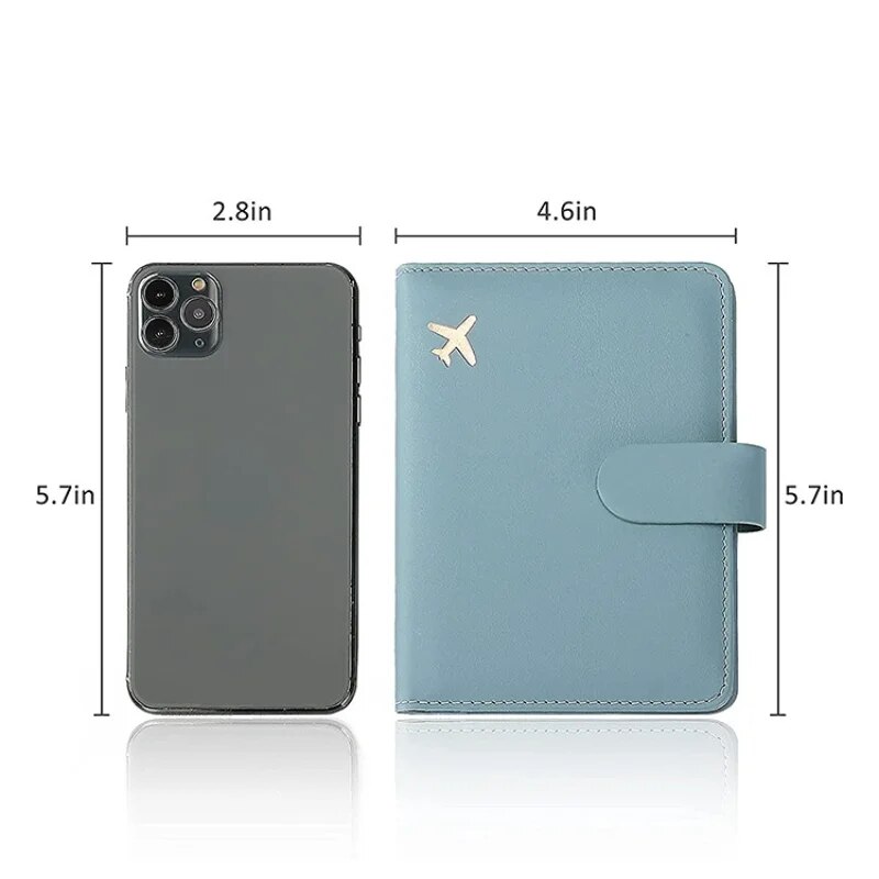 Passport Cover PU Leather Man  – Index Card Holder recenzja i cena