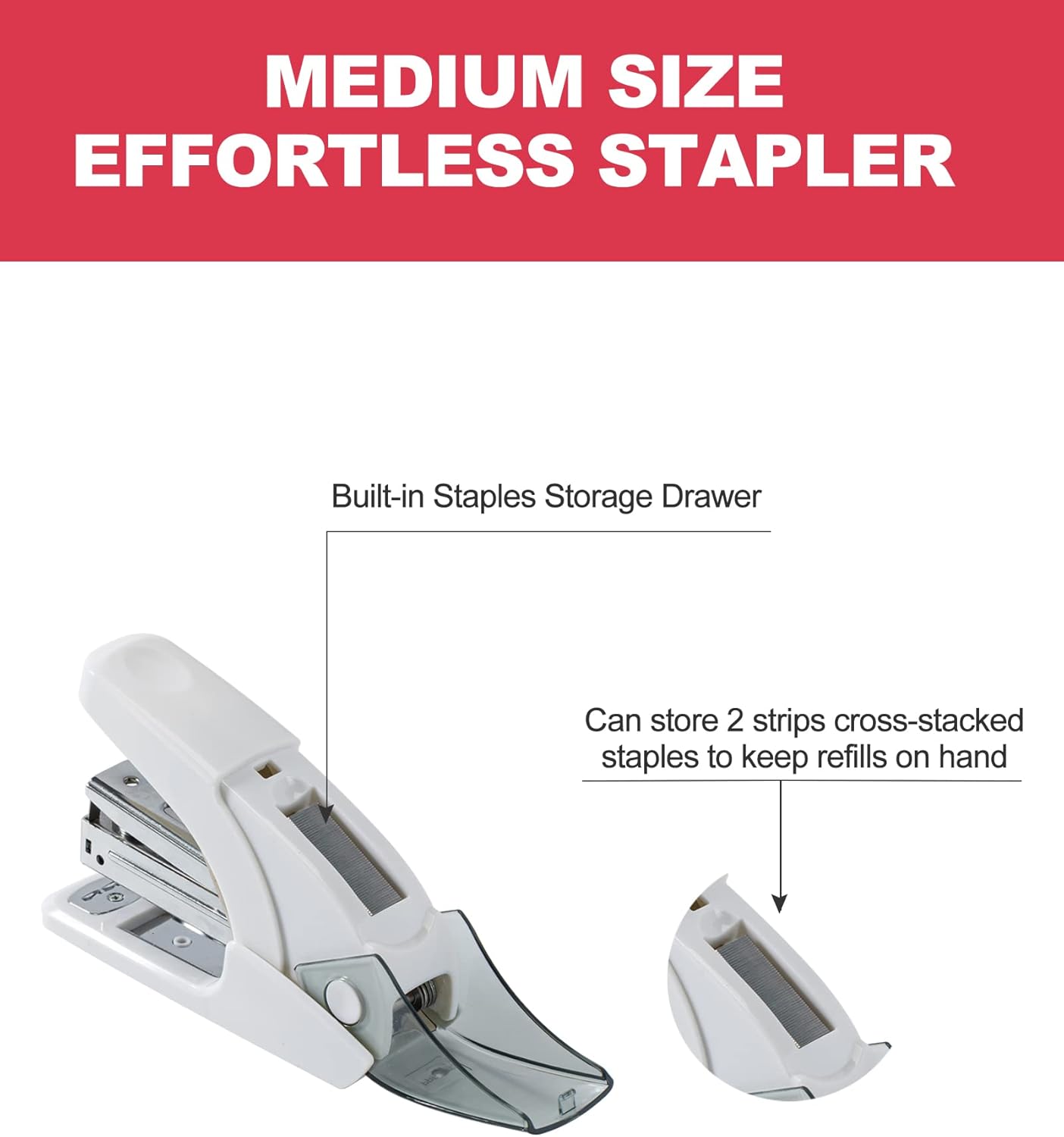Effortless Standard Stapler Se – Stapler Half Strip recenzja i cena