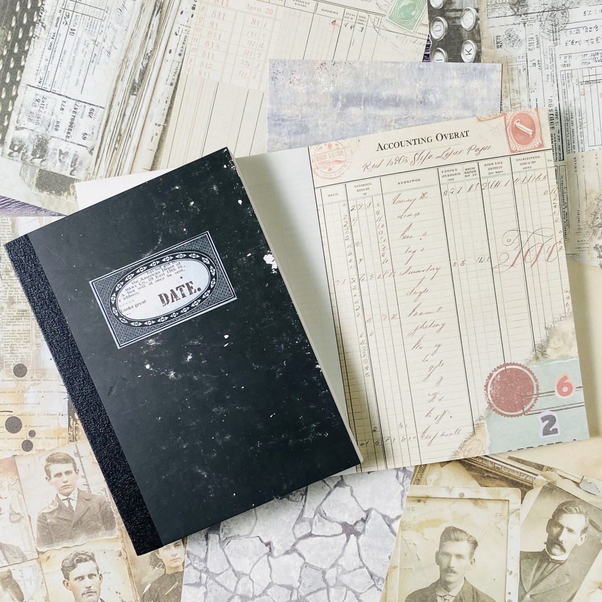 100sheets Vintage Scrapbook Pa – Ink Blotter Paper recenzja i cena