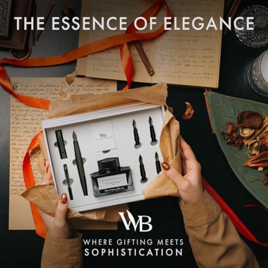 Fountain Pen Gift Set, Include – Fountain Pen Bottled Ink recenzja i cena