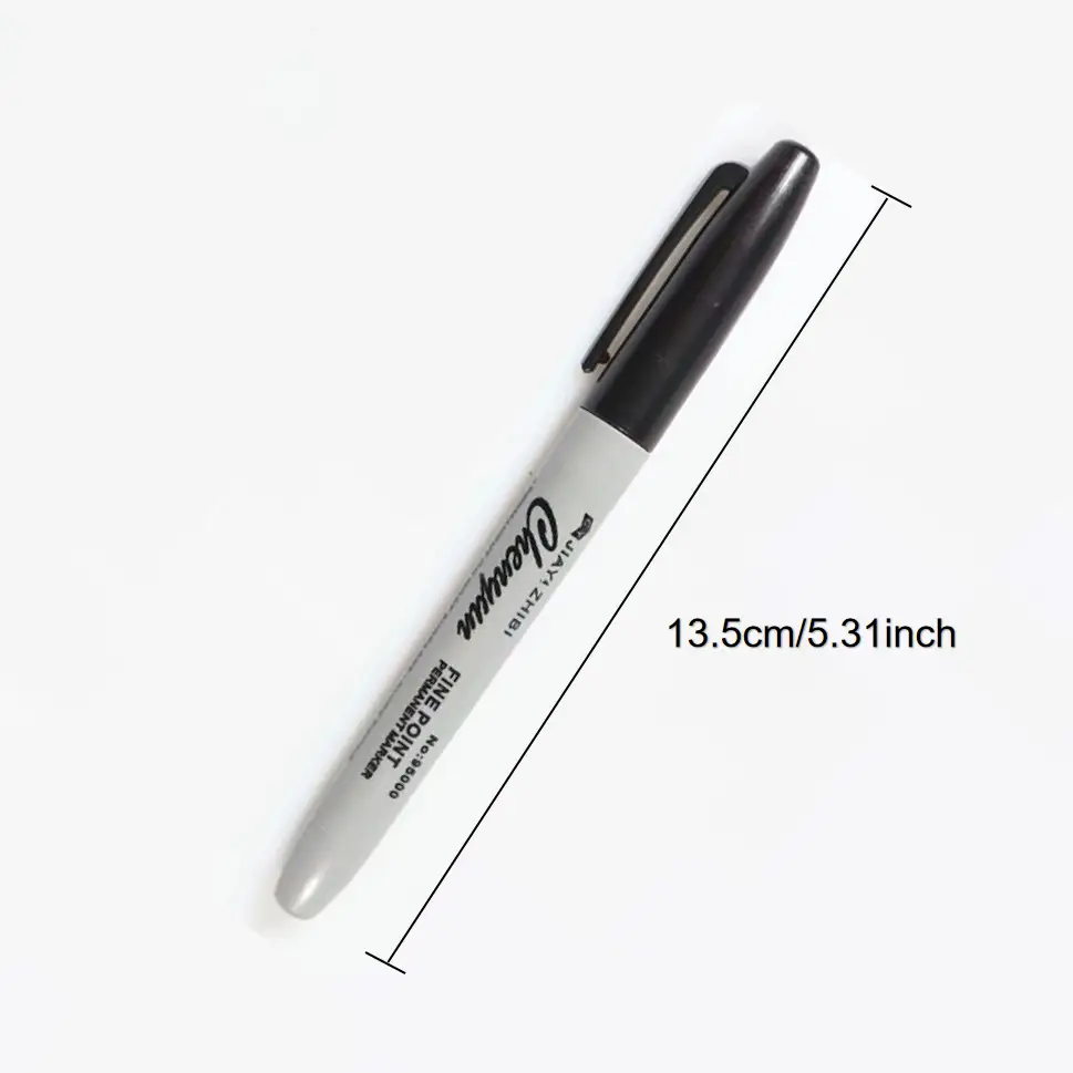 12pcs Black Permanent Marker P – Correction Pen Fine recenzja i cena