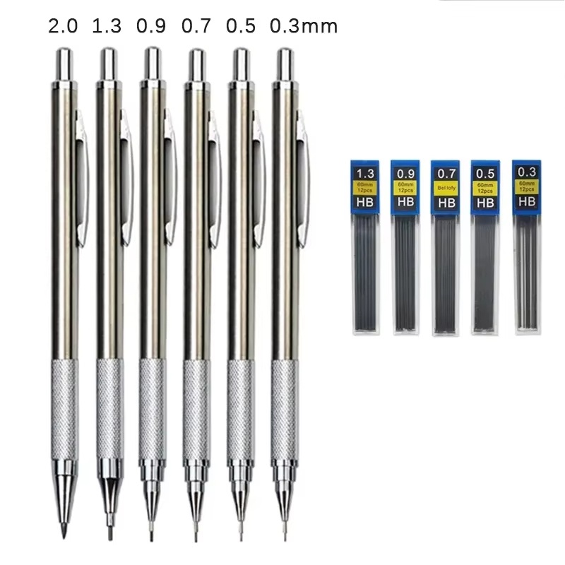 Metal Mechanical Pencil Set 0. – Mechanical Pencil 0.3 recenzja i cena