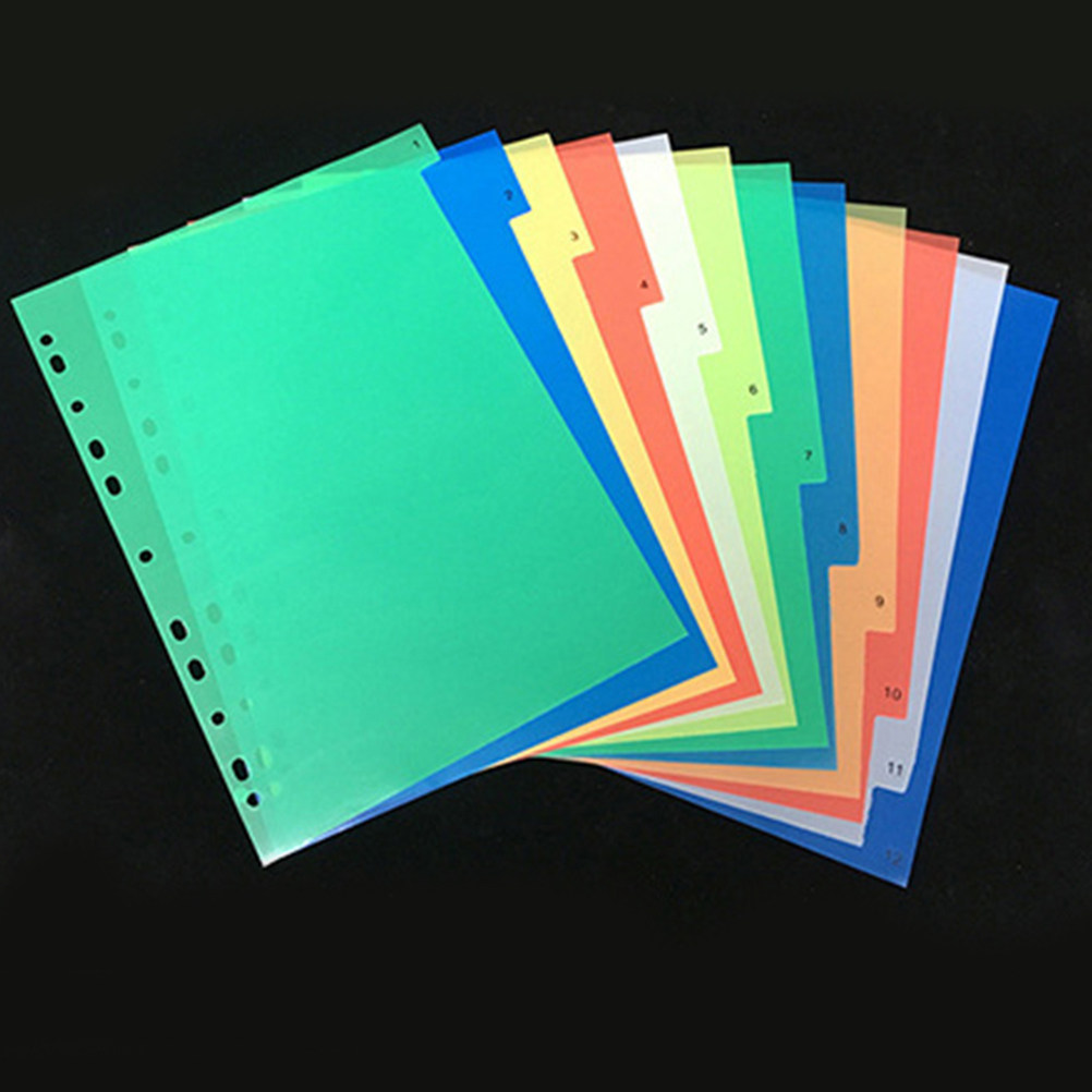 40Pcs A4 Multi-Color Insertabl – Tab Divider A4 recenzja i cena